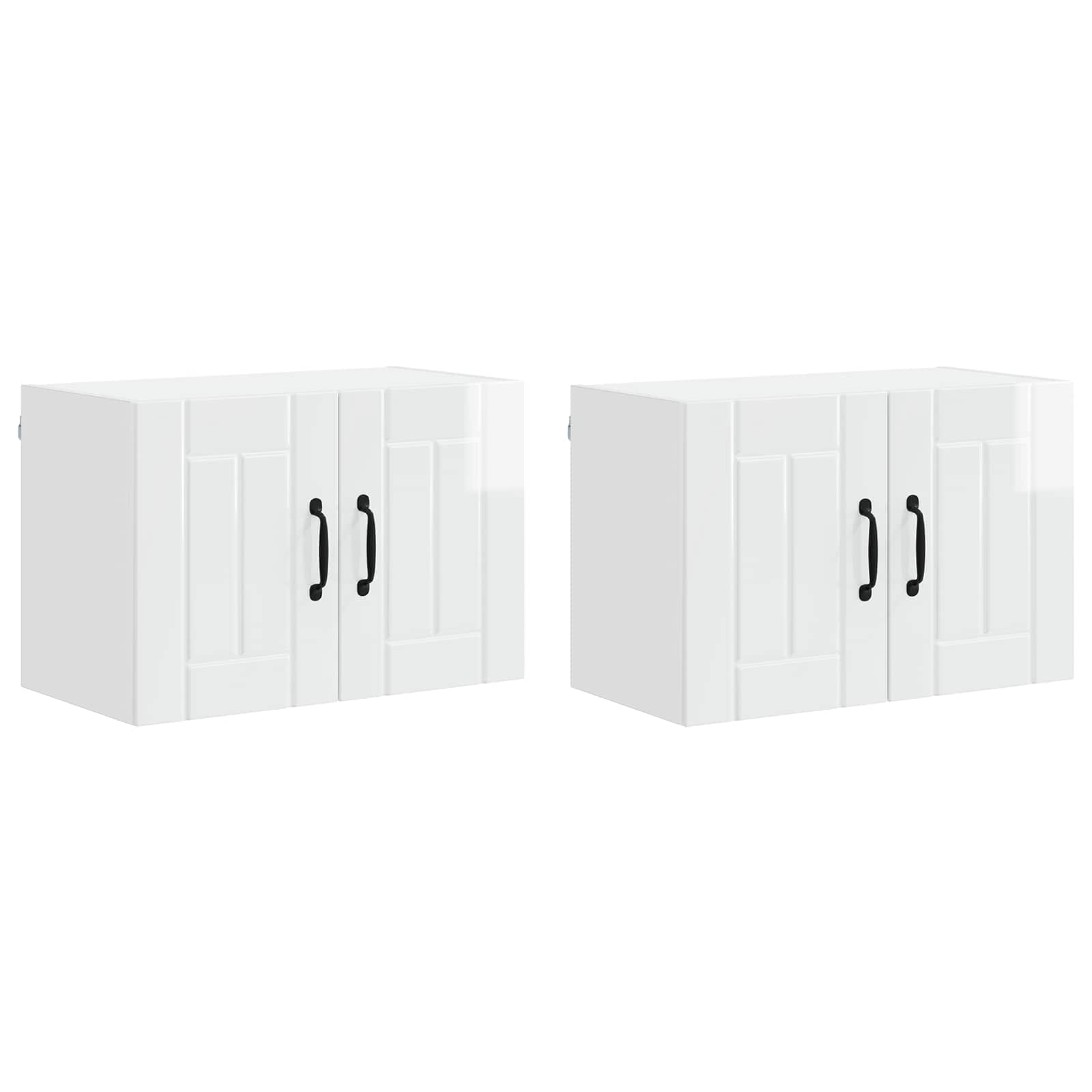 vidaXL Armario de Pared LUCCA 2 uds. Madera de Ingeniería 60 x 31 x 40 cm Multicolor