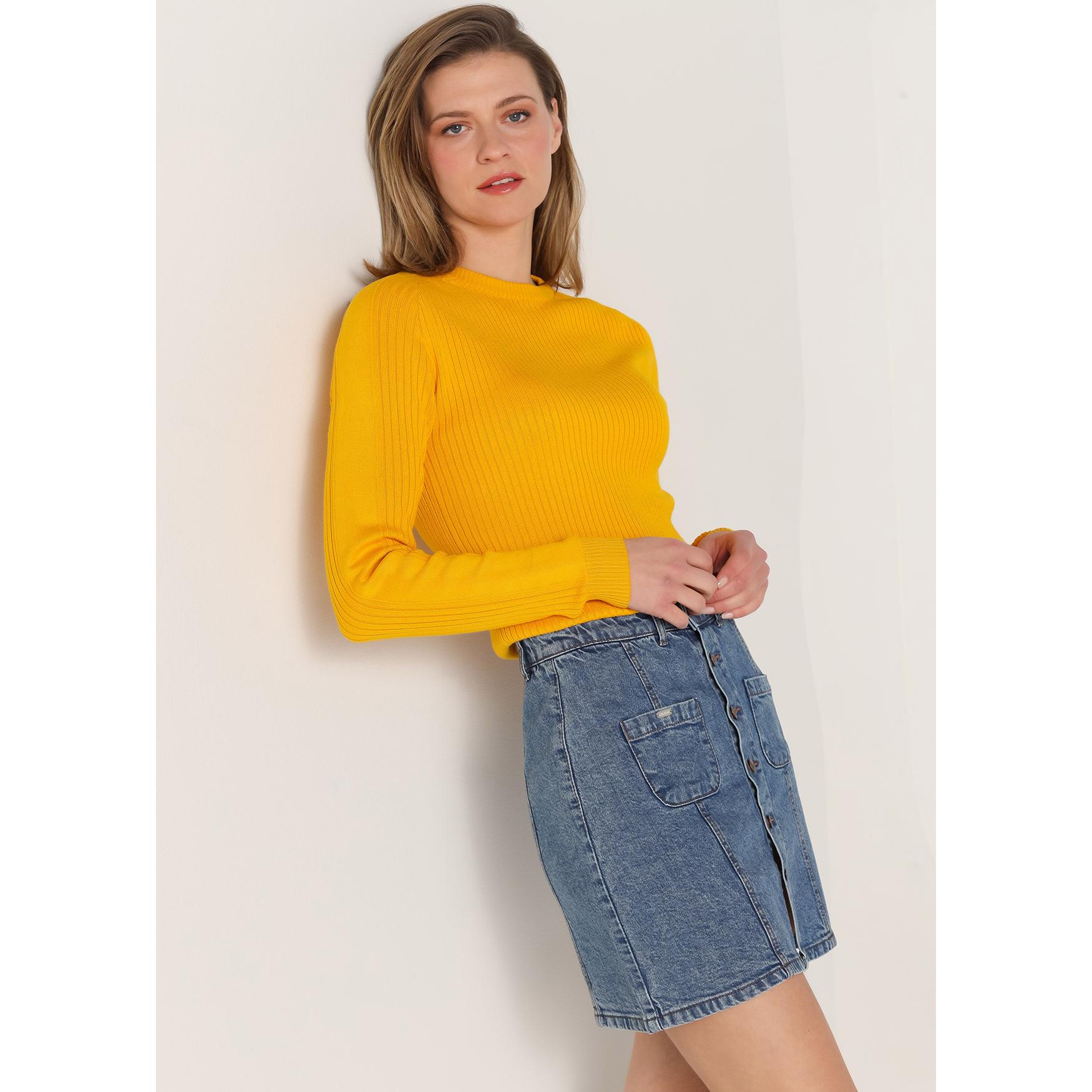 LOIS JEANS - Falda tejana abotonada
