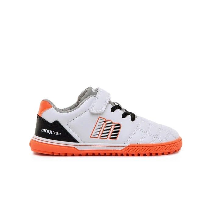 Mustang - Zapatillas de fútbol Free Football para niños, modelo Free Play con puntera ancha, cierre de velcro reforzado y suela de goma con tacos para mejor agarre
