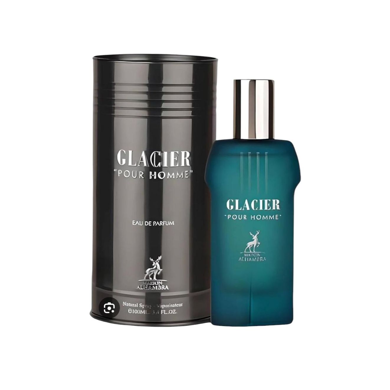 Maison Alhambra Glacier Eau de Parfum para Hombre - Fragancia intensa y fresca.