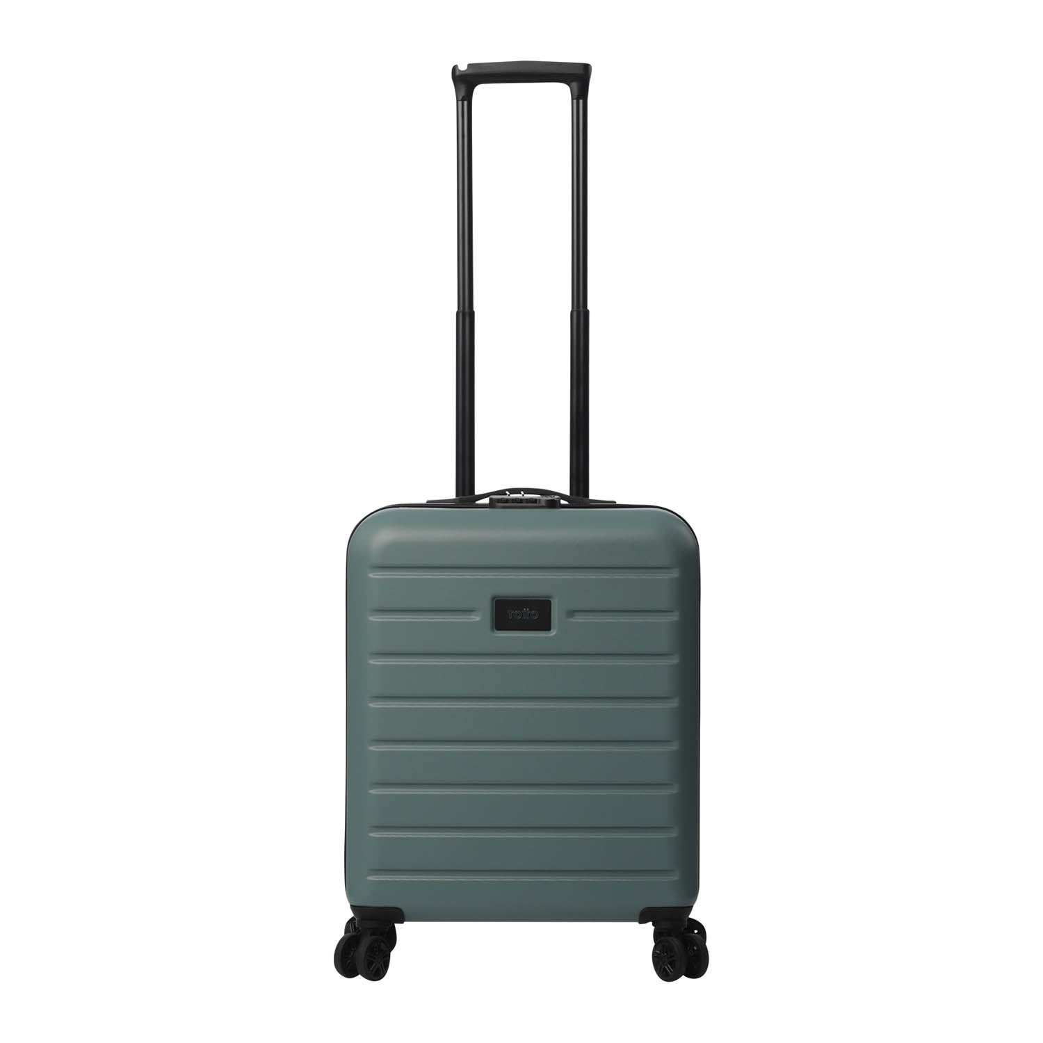TOTTO - Maleta de cabina Harbor S rígida 40x48x20 cm 38L color Silver Pine con ruedas 360º y candado