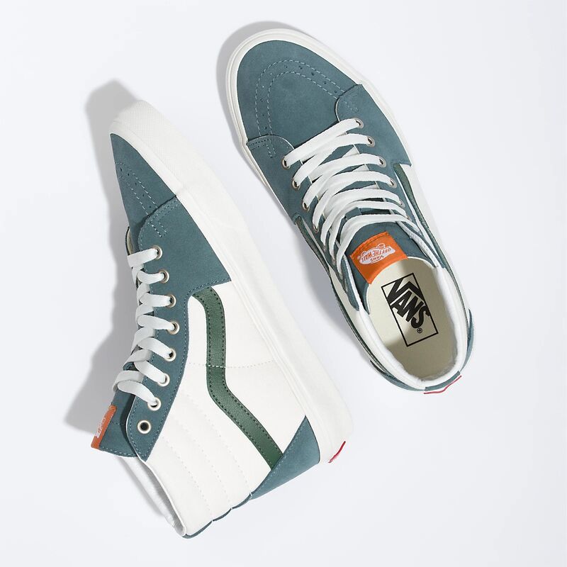Zapatillas Vans Sk8 hi blanco azul