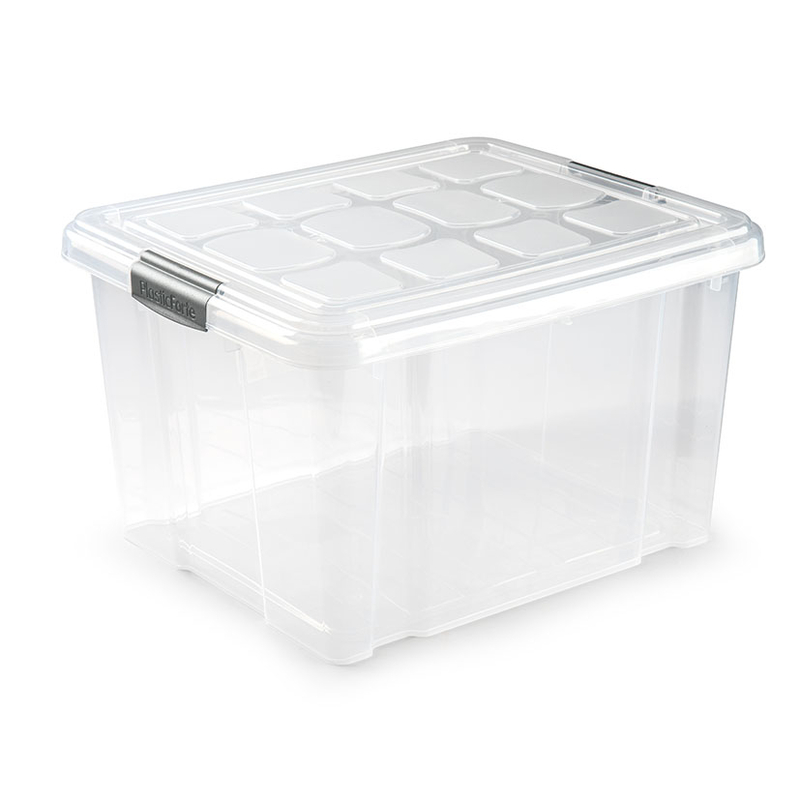 PLASTICFORTE 399Y91 - Caja ordenación multiusos translúcido 25 Litros