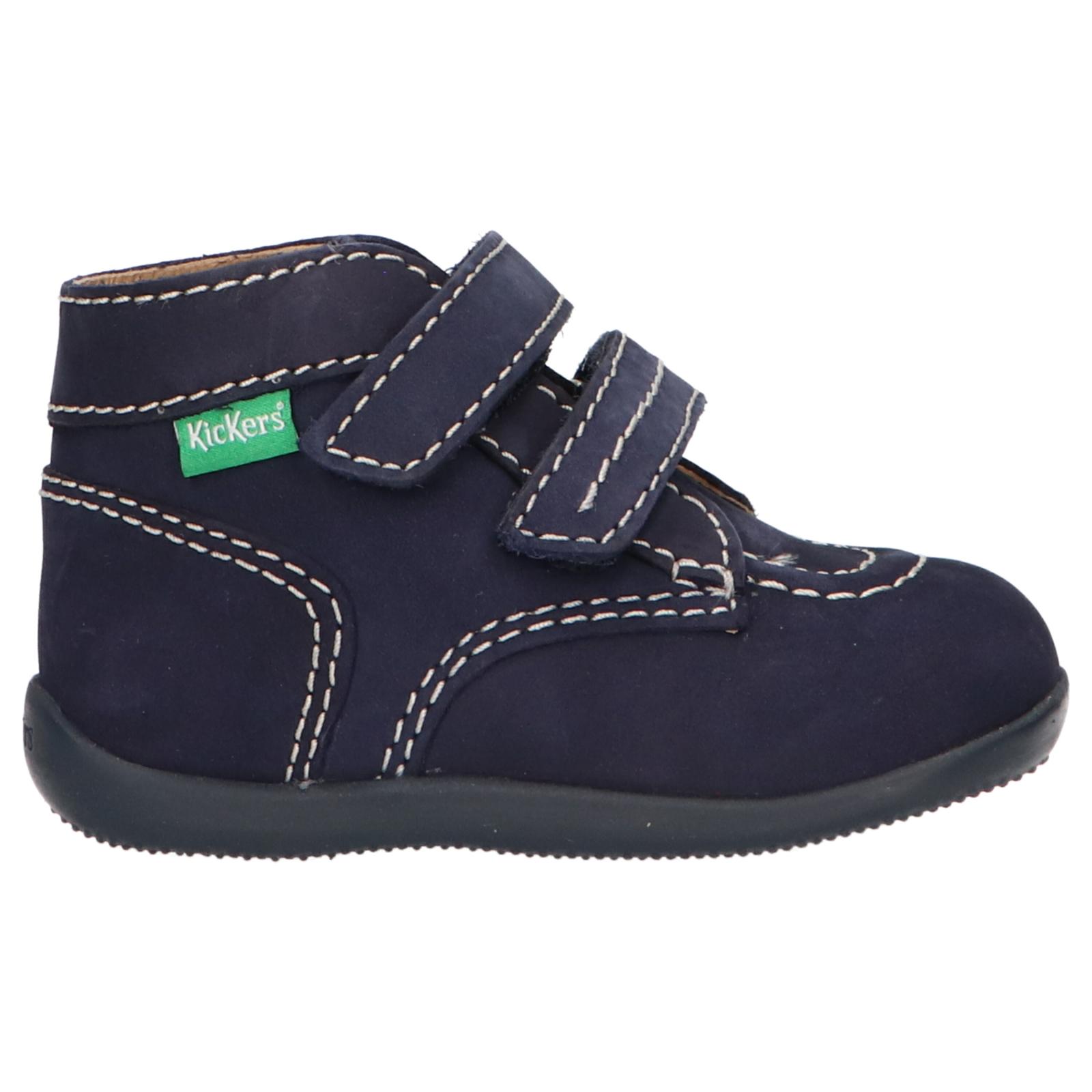 Kickers girl and boy ankle boots 620739 -10 bonkro-2 10 marine perm