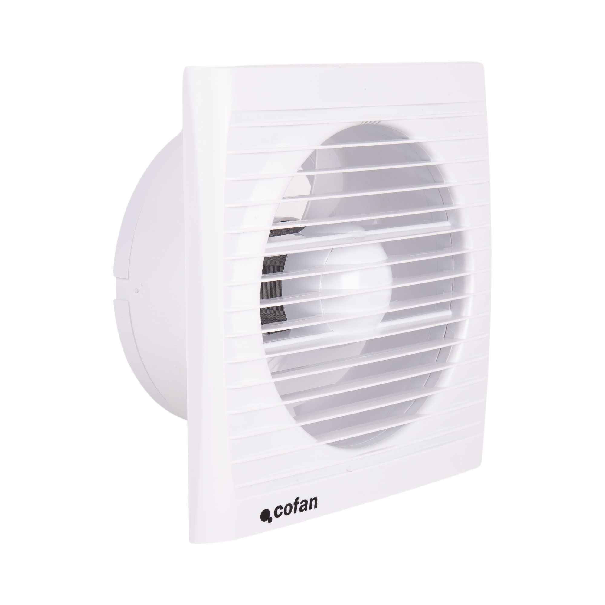 Cofan Extractor de Baño Axial Ø150 mm 16 W, Con Antirretorno, Protección IP24, Ventilación para Cocina, Baño, Sótano