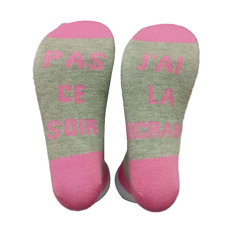 TK Rosa novela calcetines, calcetines divertidos novela cortos regalo hombre Mujer Pareja calcetines divertidos