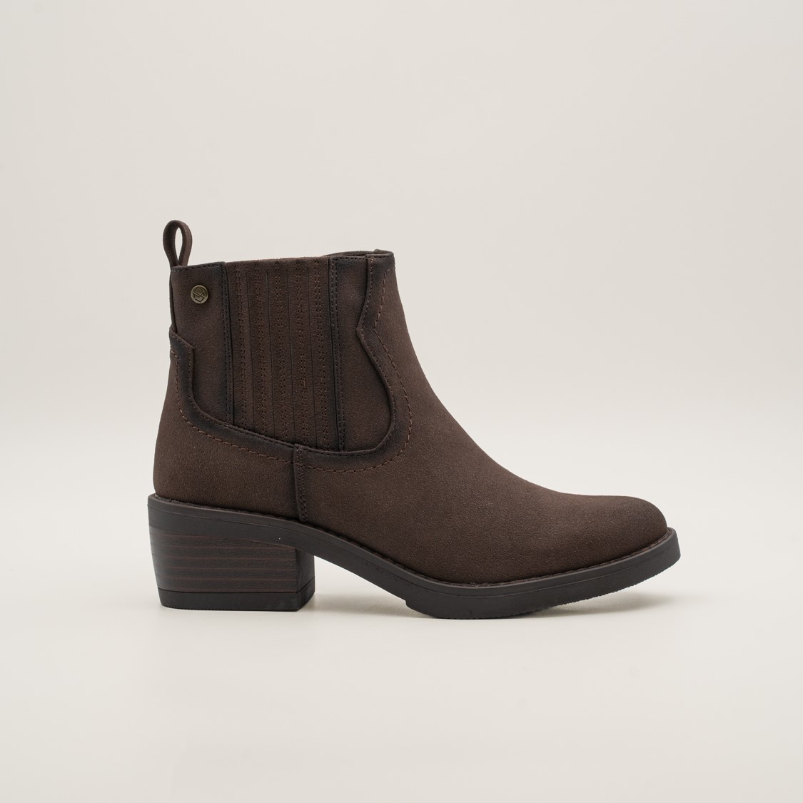 Botín campero con tacón bajo de mujer Mysoft 26M660