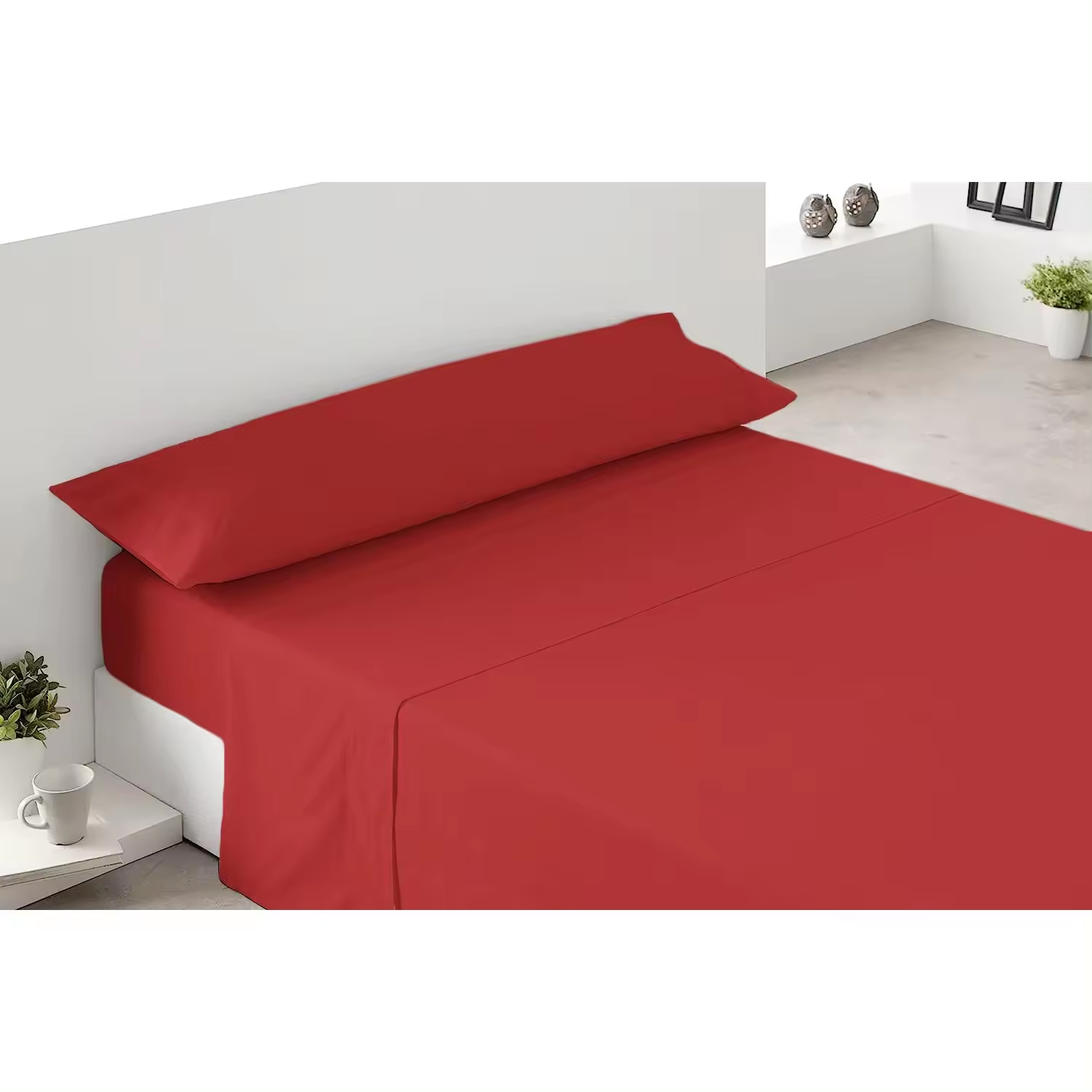 Juego de Sábanas 100% Poliéster 3 Piezas, Para Camas de 90/105/135/150/180/200cm, Profundo hasta 30cm Sabanas, Funda de Almohada - Bajera Ajustable Elastica y Encimera.