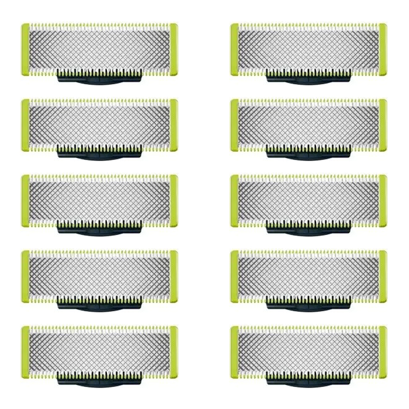 Cabezal De Repuesto Para Aparato De Peluquería OneBlade Compatible Con Modelos QP2520 QP2530 QP2630 QP6510 QP6520 QP2523 Material De Acero Inoxidable