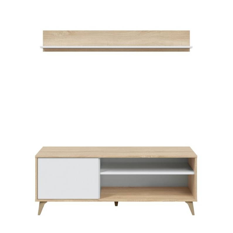 MOBELCENTER - Mueble de Tv con estante Kikua Plus