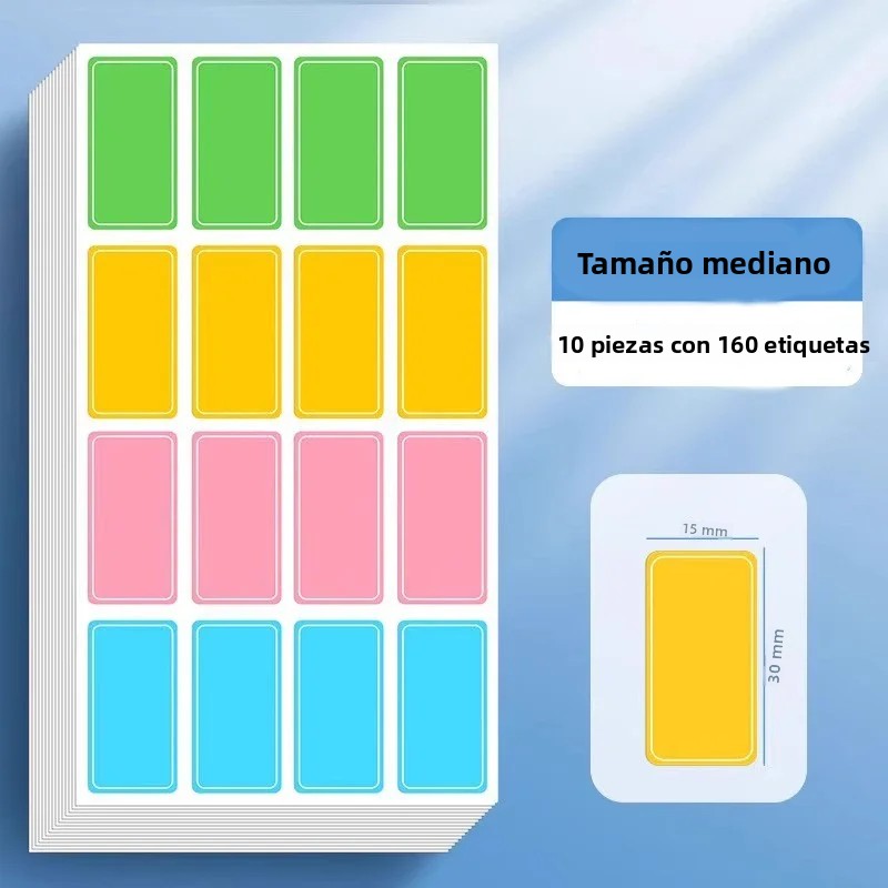 TK Etiquetas Adhesivas Autoadhesivas Coloreadas Impermeables Para Alimentos Y Nombre Etiquetas De Fecha Y Alimentos Escritas a Mano