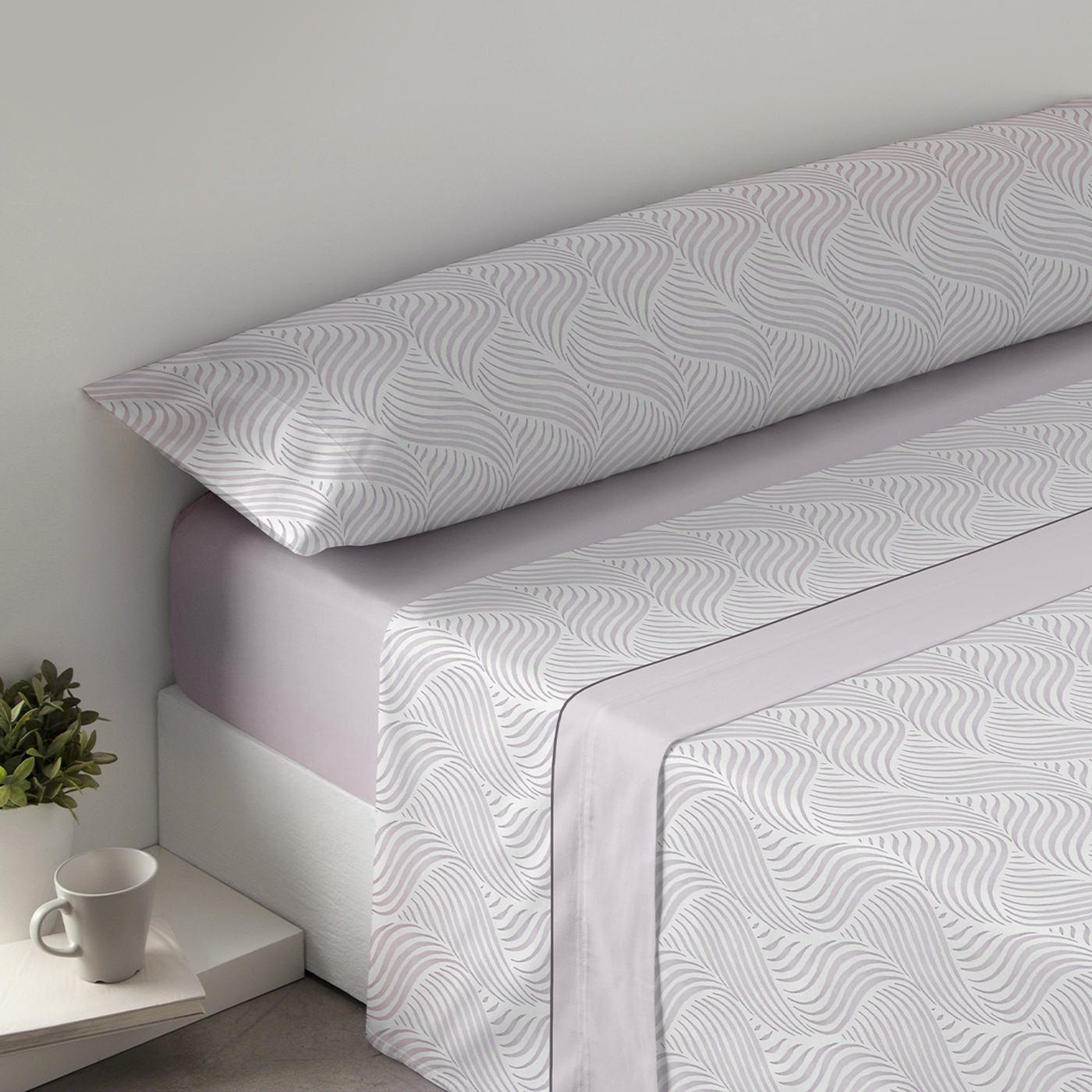 Juego Sábanas Pirineo 3 Piezas Invierno, Sabanas Polar Microfibra Térmica .Incluye 3 Piezas Bajera Ajustable,Encimera y Funda Almohada.