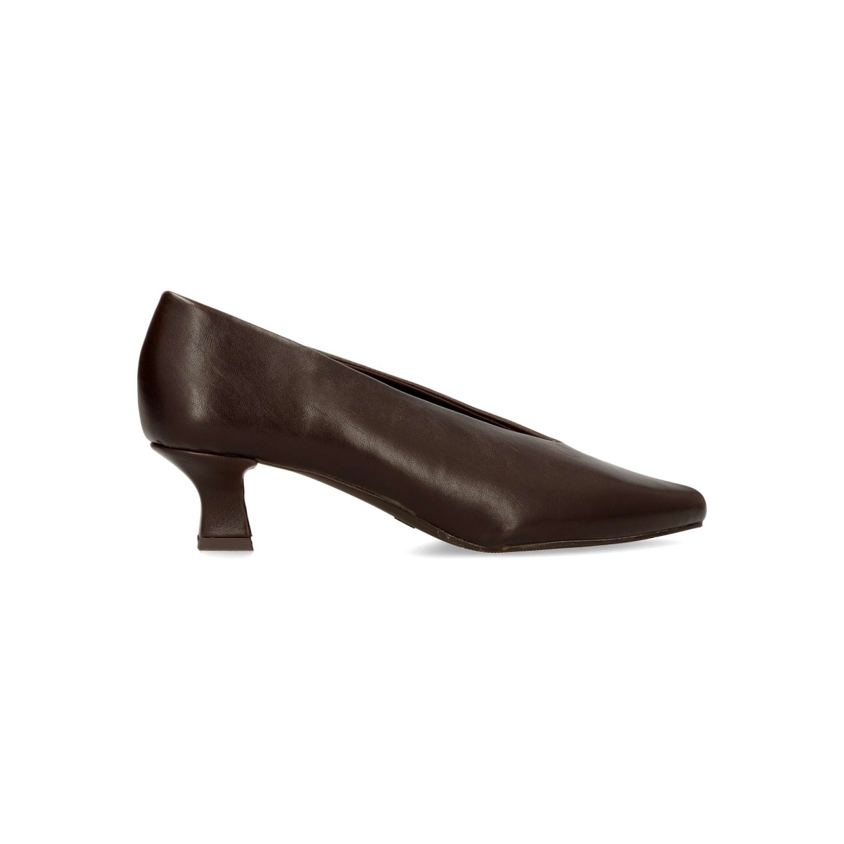 Vanessa Calzados - Zapato salón de tacón medio 4,5 cm para mujer con puntera fina y plantilla acolchada