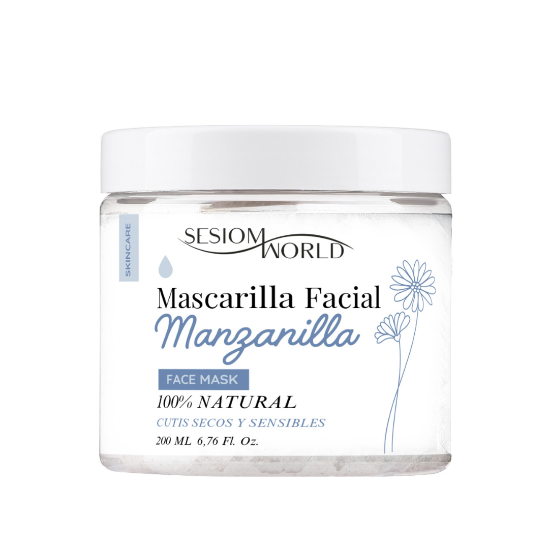 Mascarilla facial de Manzanilla especial para pieles secas y sensibles 200 ml SESIOMWORLD