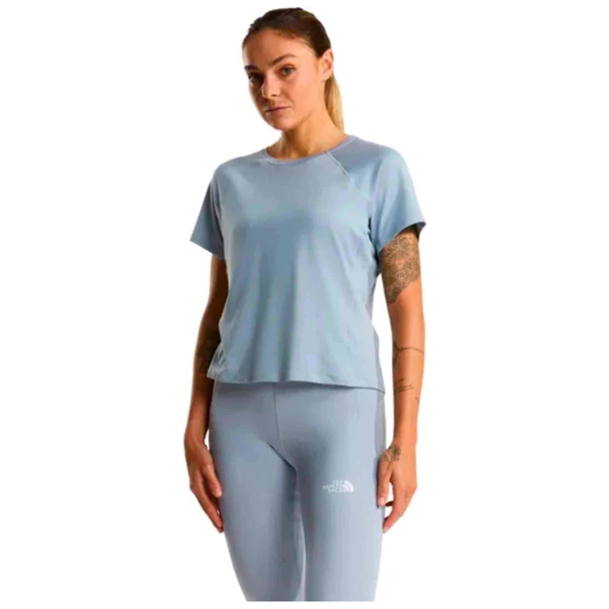 Pantalon Corto The North Face modelo Hello world! para Mujer en color Gris