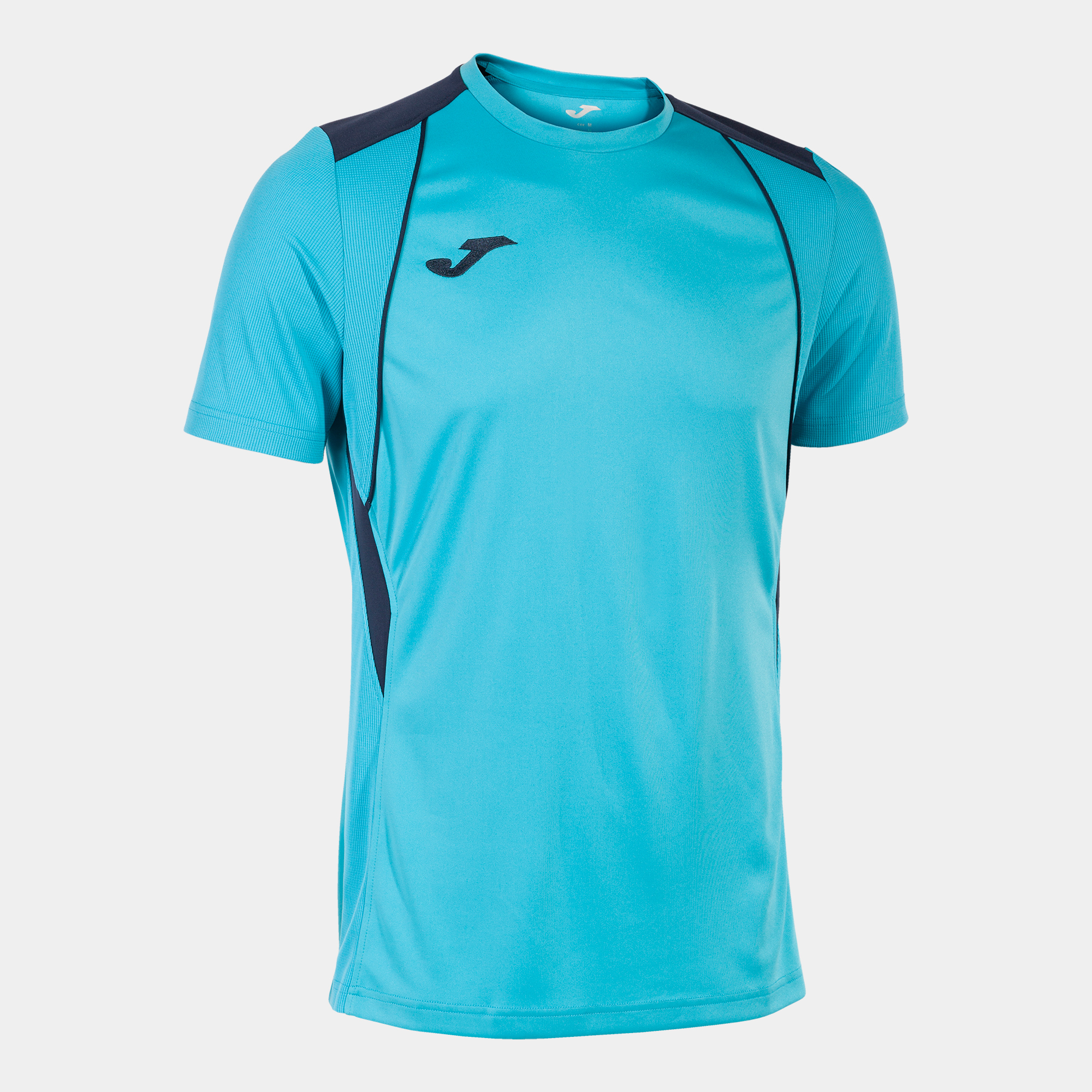 JOMA CAMISETA MANGA CORTA CHAMPIONSHIP VII TURQUESA FLÚOR MARINO Talla 4 (6XS) Niño Junior