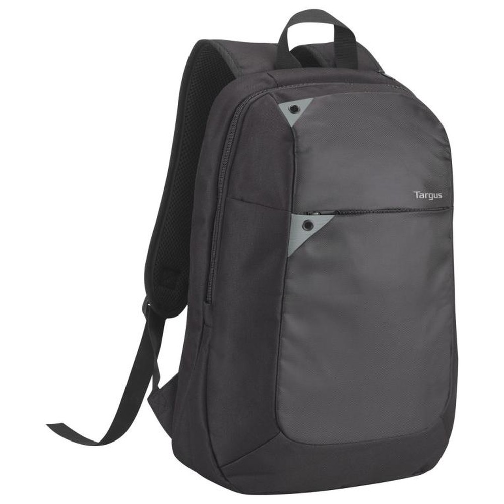 Targus - Mochila Intellect para portátil hasta 15.6\" de poliéster con compartimento acolchado y bolsillo frontal rápido acceso color negro