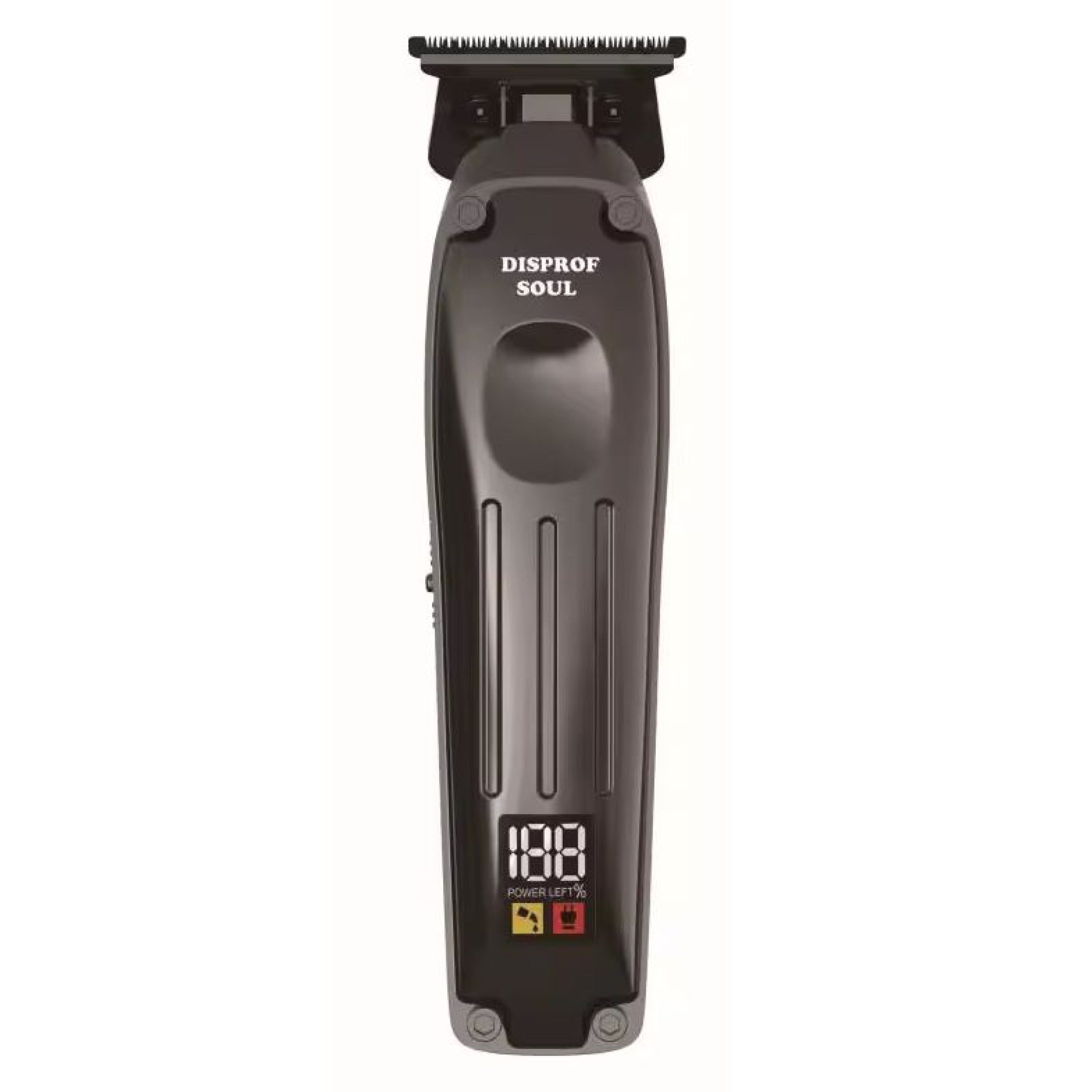 DISPROF SOUL HAIR TRIMMER MÁQUINA TRIMMER LED PATILLERA PROFESIONAL INALÁMBRICA CON PANTALLA DIGITAL