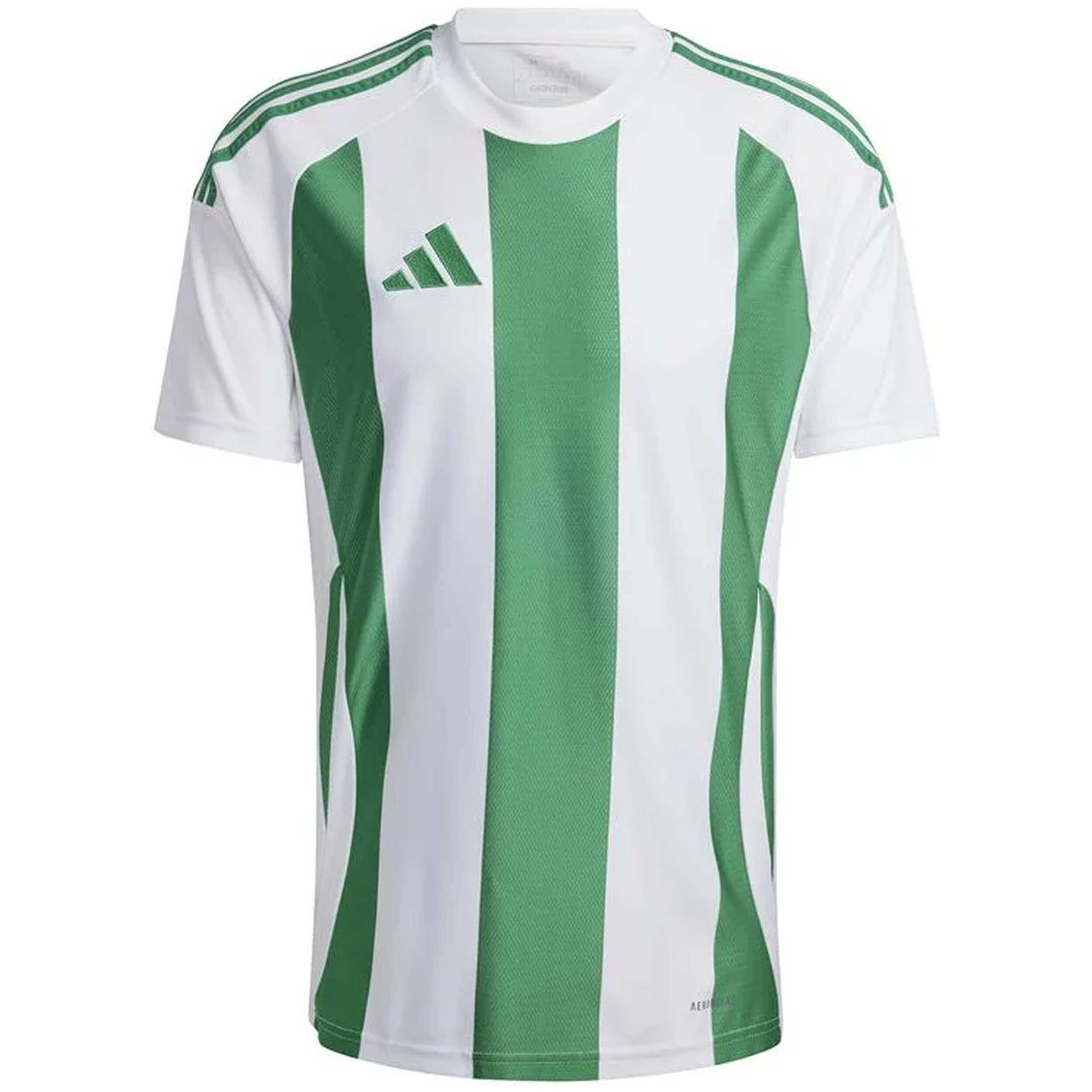 Camiseta De Futbol Adidas modelo Striped 24 "White / Team Green" para Hombre en color Blanco