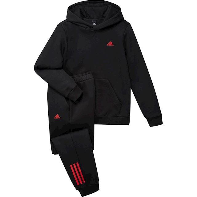 Adidas Chándal B HOOD FL TS Negro para Niñas - Ropa Deportiva Cómoda y Moderna