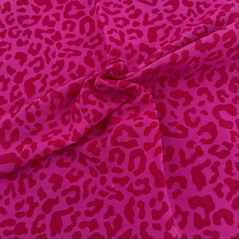 Mantel de Mesa Resinada Antimanchas Lavable e Impermeable Animal Print Fluor Fucsia | Hulehule Tex - SAVANNA Fucsia