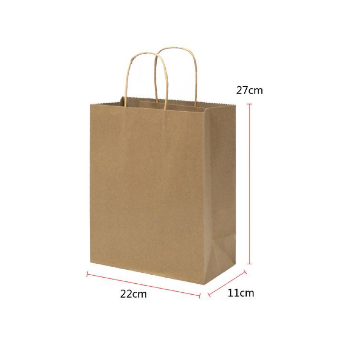 Bolsa de Regalo, Bolsa de Papel, 7 Tamaños de Bolsas Papel Kraft de Mejor Calidad, para Fiestas, Ceremonias de Graduación, Bodas, Aniversarios