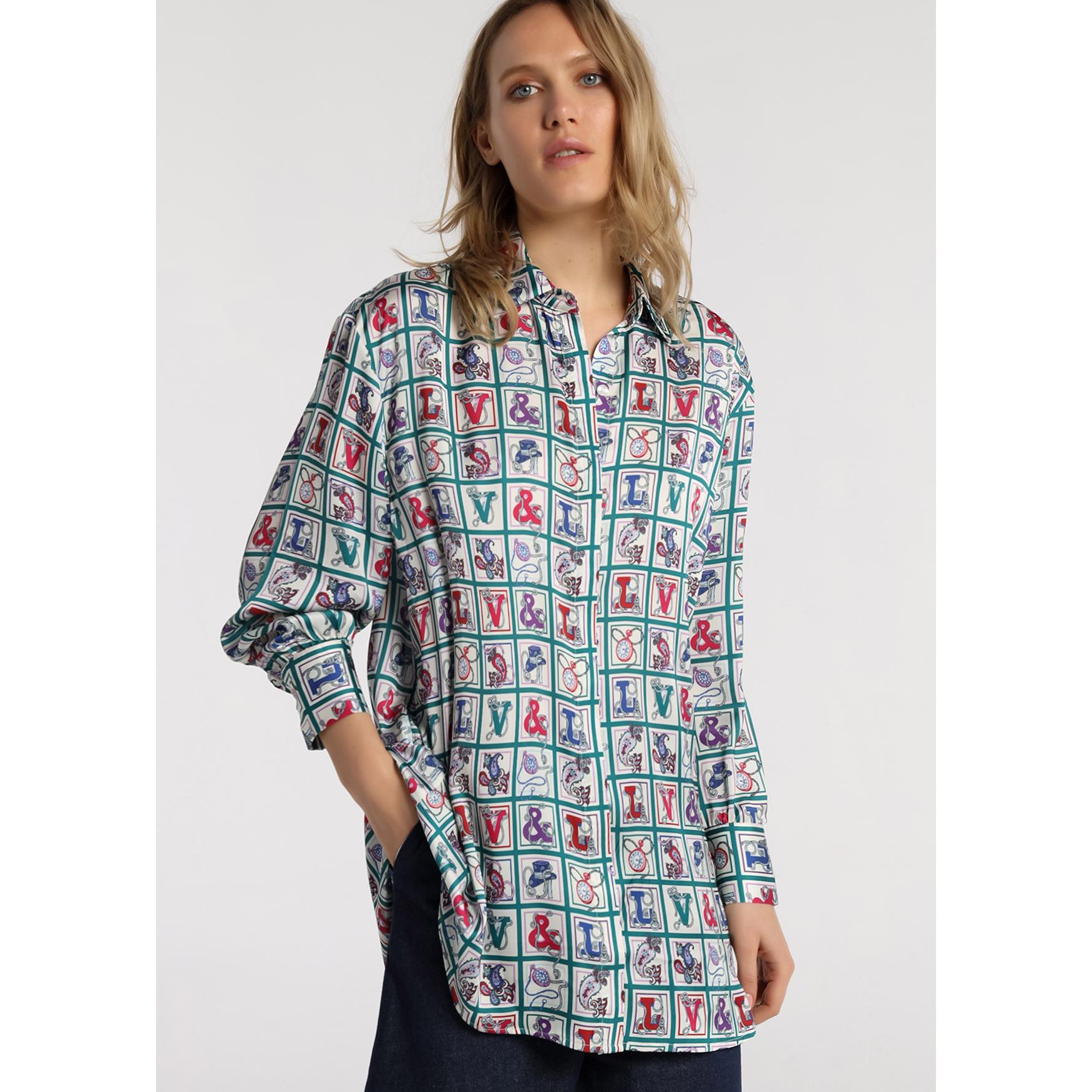Victorio & Lucchino Blusa de Manga Larga V&LUCCHINO - Diseño Exclusivo