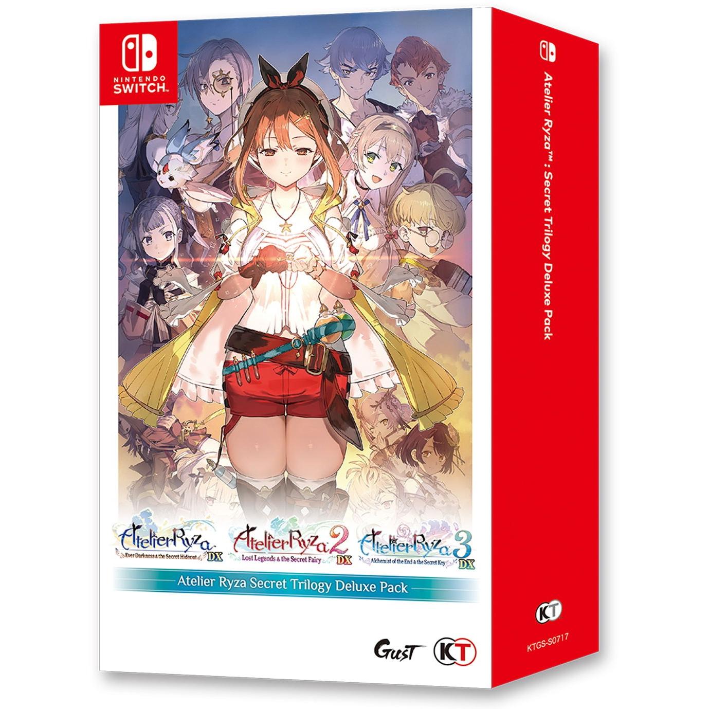 Atelier Ryza Secret Trilogy Deluxe Pack Juego Fisico para consola Nintendo Switch IMPORT