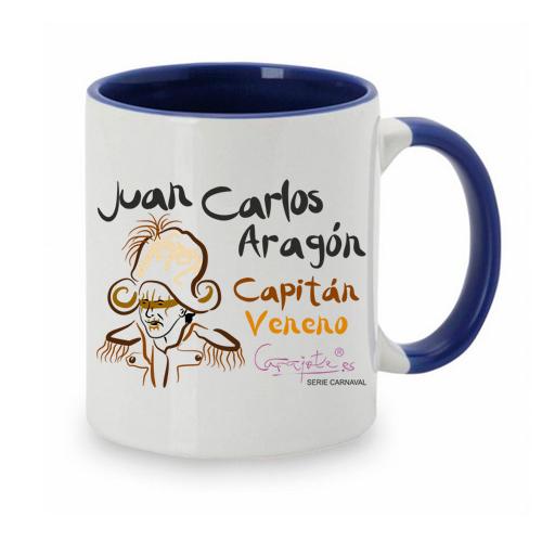 Taza CARNAVAL Capitán Veneno - Diseño Exclusivo Cádiz - Taza de Plástico/cerámica