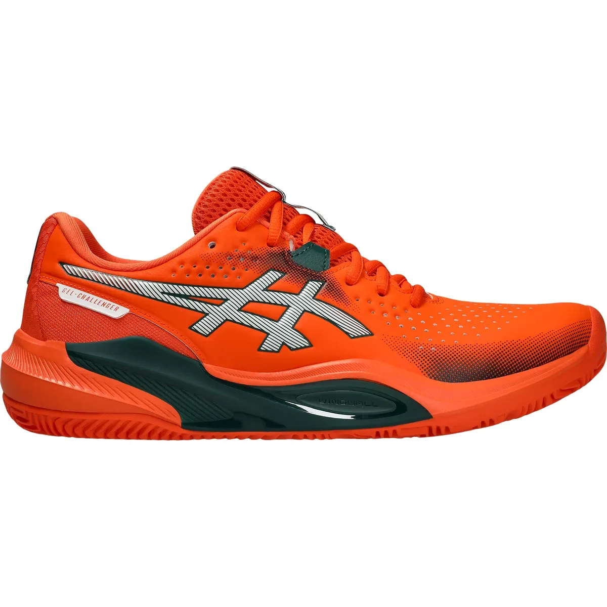 Zapatillas Asics Gel Challenger 15 Padel Naranja Verde