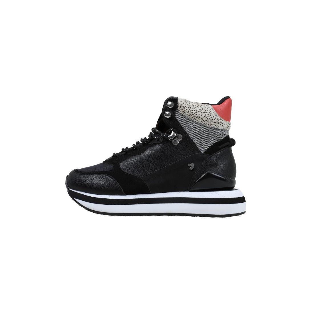 Gioseppo 64408 ZAPATILLA DEPORTIVA ALTA PLATAFORMA mujer Negro