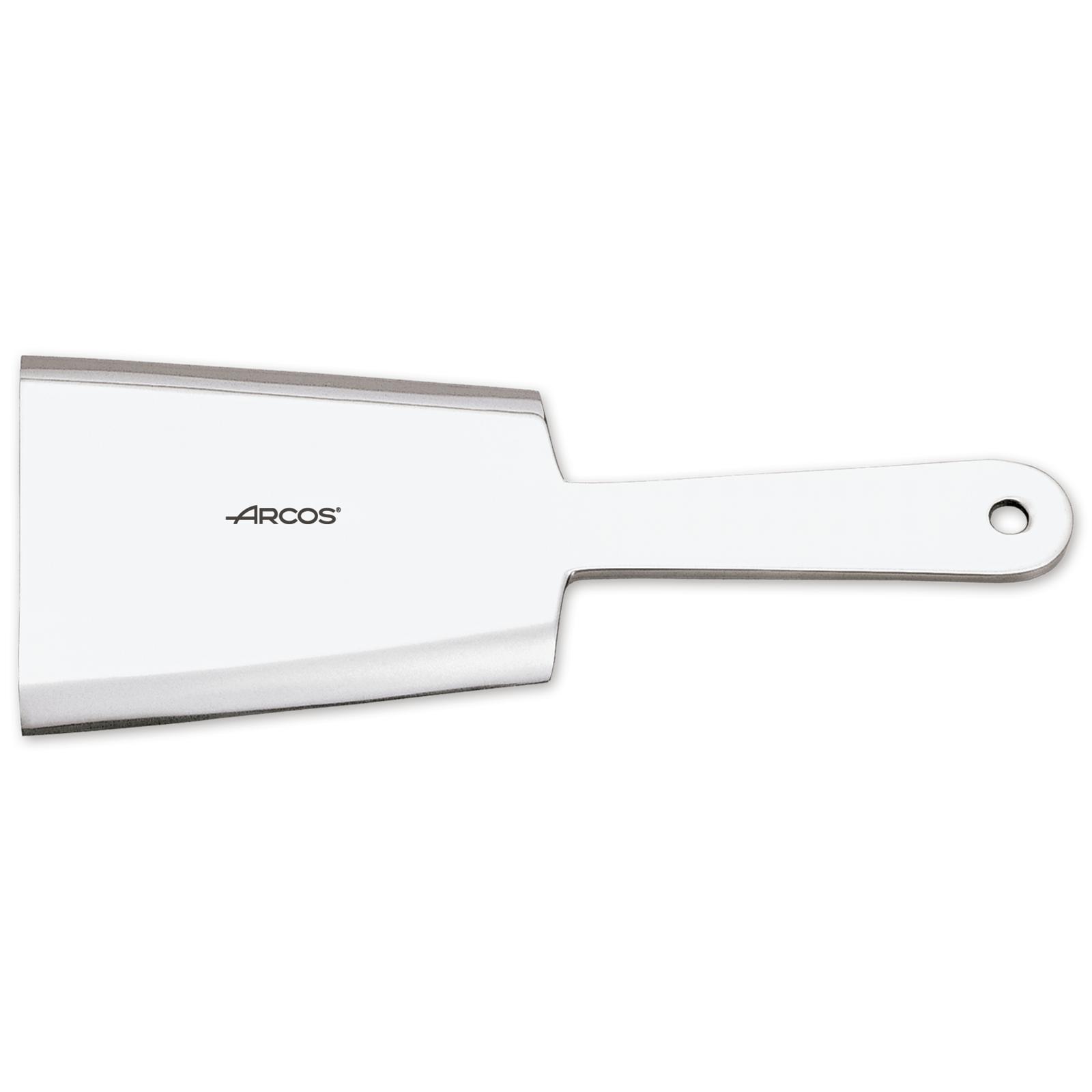 Arcos Gadgets Profesionales - Aplastador de Carne de Acero Inoxidable 140 mm - Herramienta de Cocina para Filetes - Mango Ergonómico, Plata