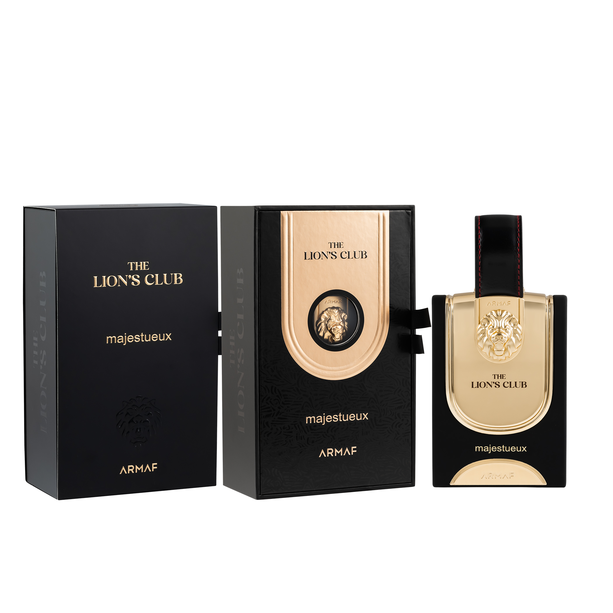 ARMAF The Lions Club Majestueux Eau de Parfum 100 ml Hombre – Perfume Oriental Especiado con Canela, Tabaco, Incienso y Vainilla