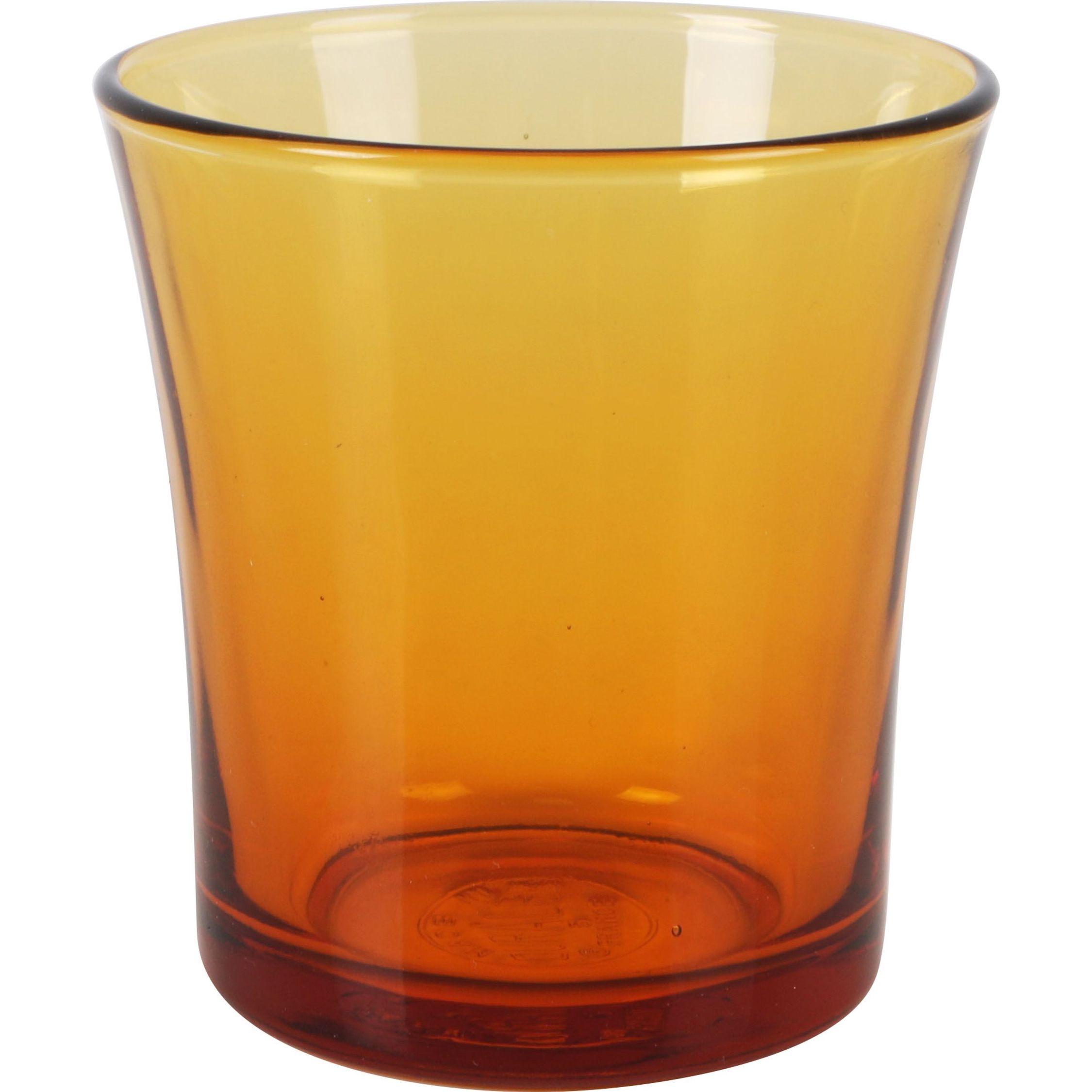 Duralex - SET DE 4 VASOS 16CL AMBAR LYS - Set Vasos de Vidrio Presentación Elegante - Set de Vasos Duraderos y Resistentes - Set de Vasos Versátiles Adecuados para Bebidas Frías y Calientes - Set de Vasos Aptos para Lavavajillas | Amystyle
