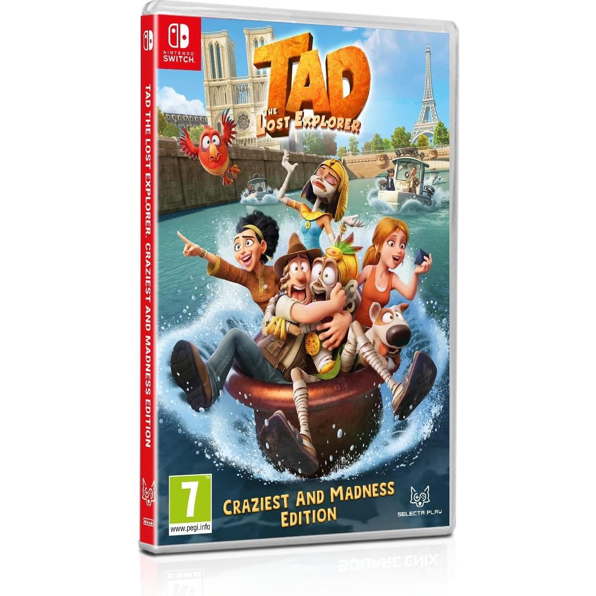 Tad The Lost Explorer, Craziest and Madness Edition, Juego para Consola Nintendo Switch