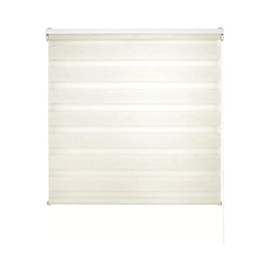 BLINDECOR  Estor Enrollable Noche y Día – Estor Noche y Día Fácil Instalación Pared o Techo - Estor Ventana Doble Tejido – Estor Enrollable Día y Noche para Ventanas