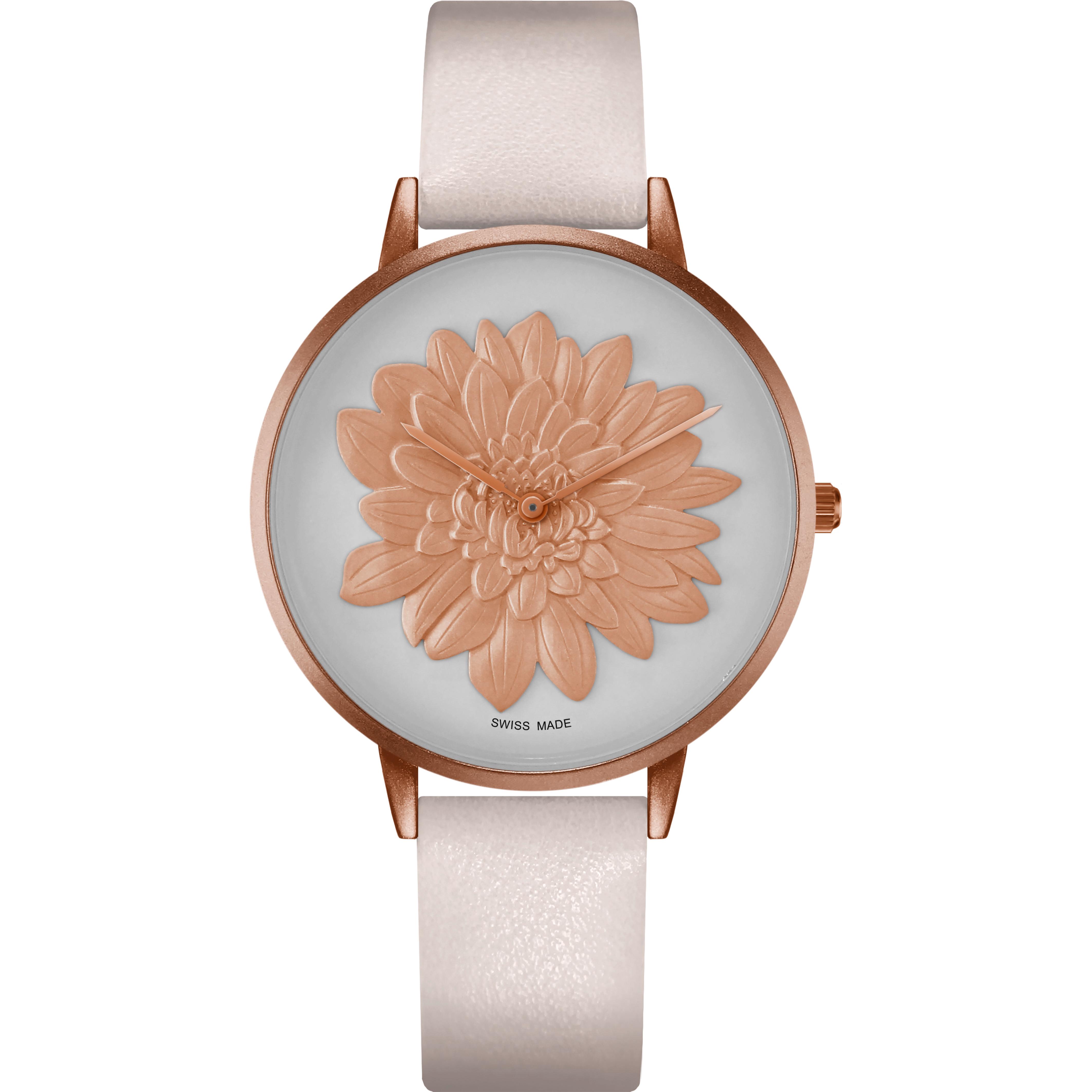 Bellevue Reloj Mujer Analogico Cuarzo con Correa de Piel sintetica B.42-3