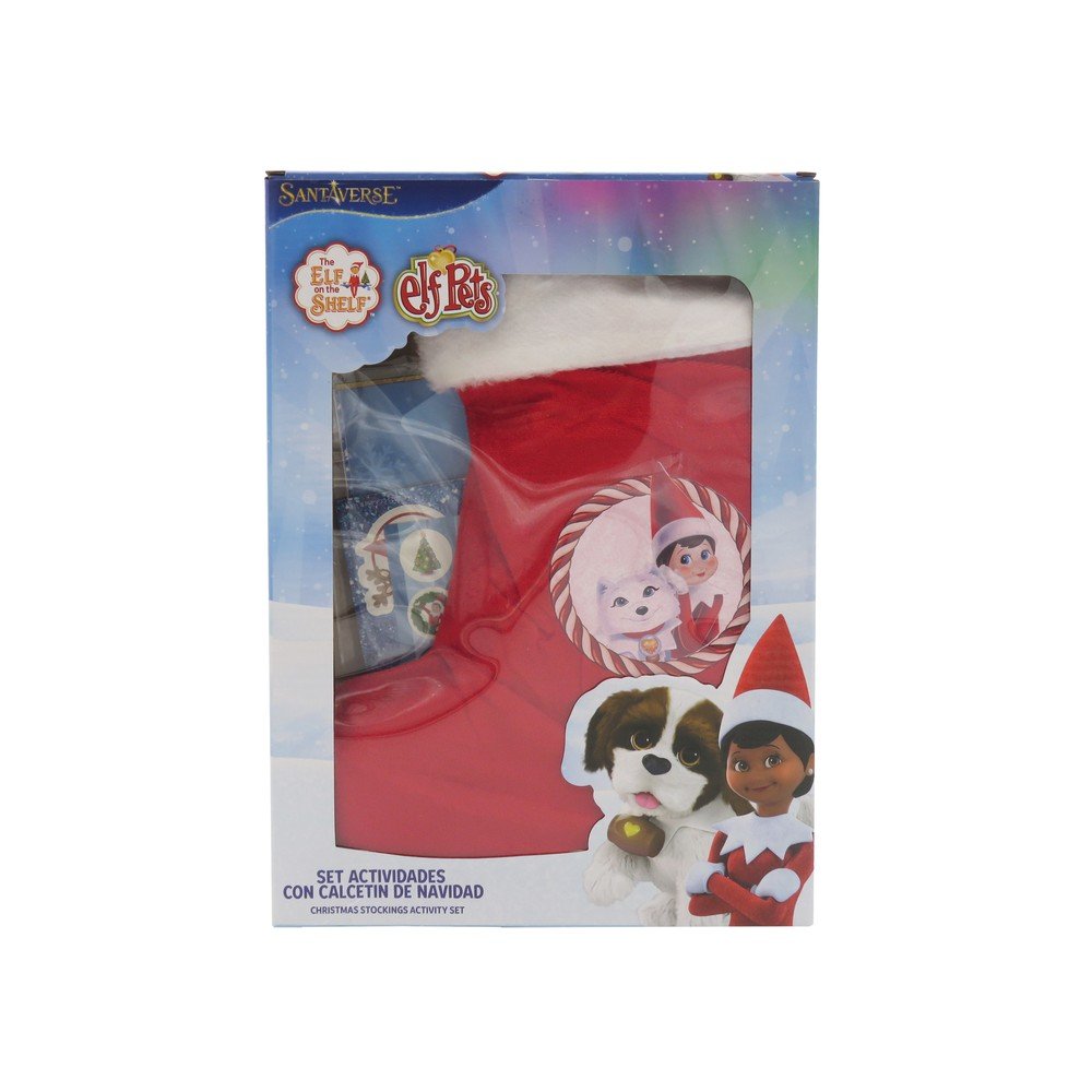 CYP SET DE ACTIVIDADES EN CALCETIN DE CHIMENEA THE ELF ON THE S THE ELF ON THE SHELF 22x30x4 Cms.