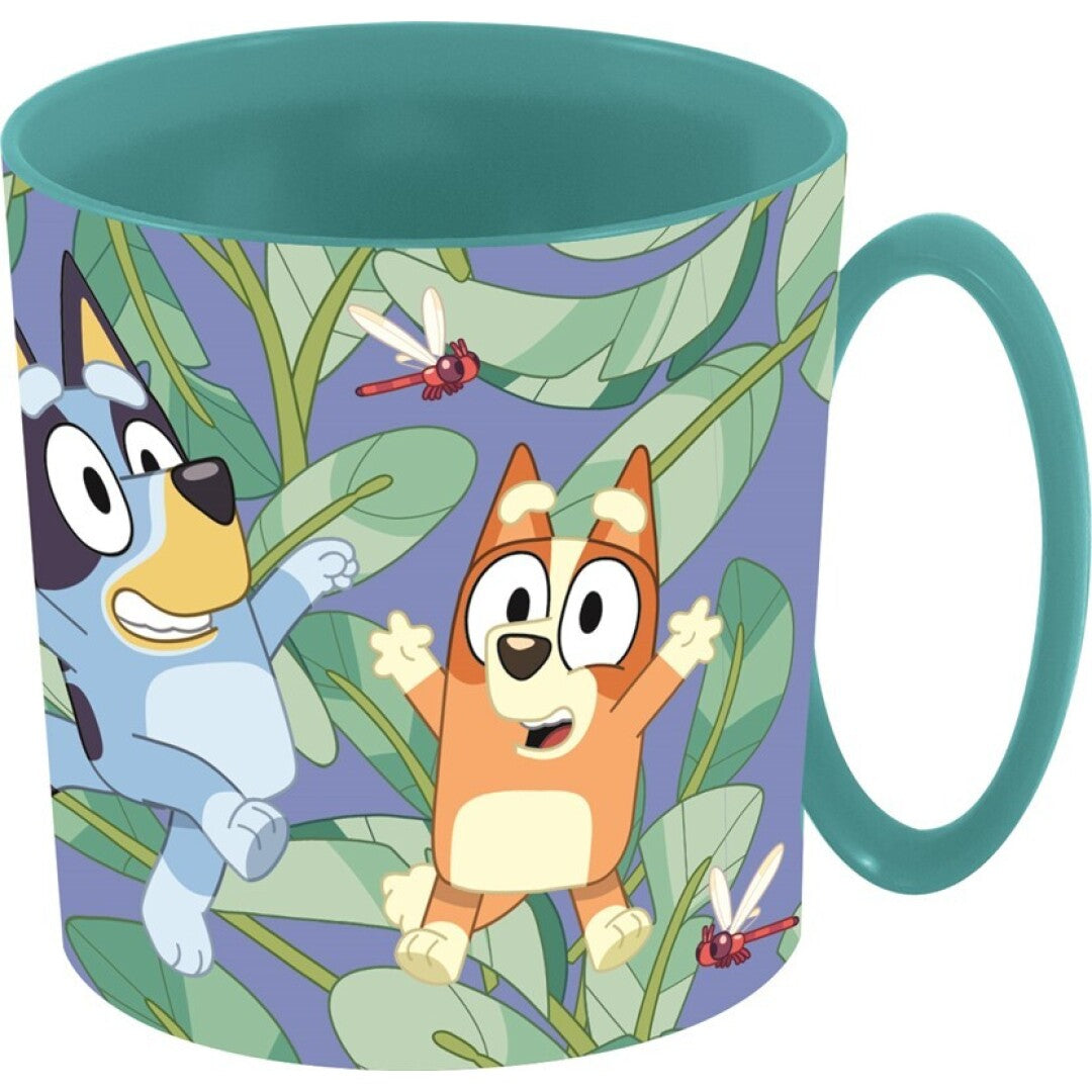 Bluey - Taza infantil 265ml con diseño de Bluey apta para microondas, resistente y fácil de limpiar, ideal para niños y adultos