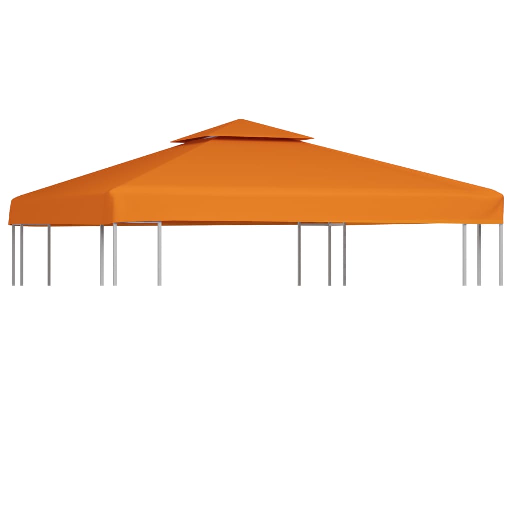 vidaXL Cubierta de Repuesto de Cenador Toldo de Carpa Techo Refugio Jardín Patio 310 g/m² 3x3 m