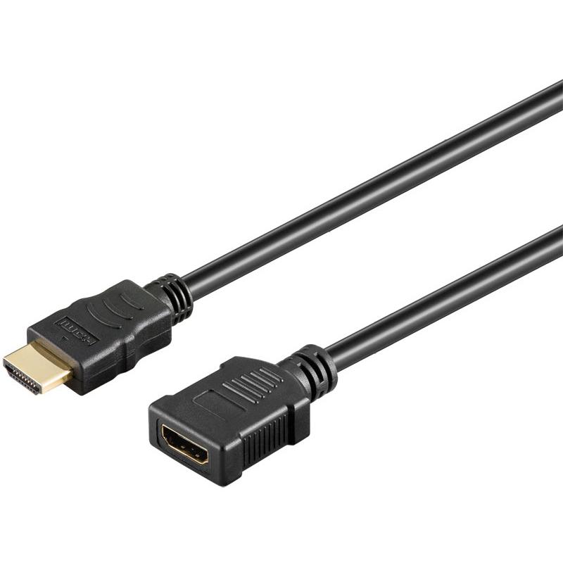 Conexión HDMI 2.0b 4K macho - hembra 1.5m