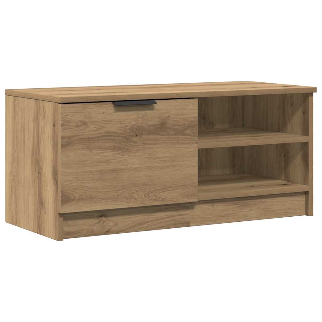 vidaXL Mueble de TV madera de ingeniería roble artisan 80x35x36,5 cm