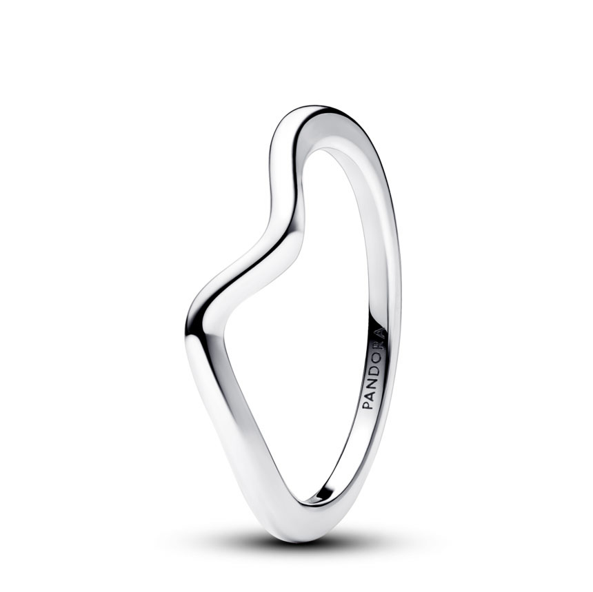 Pandora Anillo en plata de ley Ola Pulida 193095C00 , para Mujer