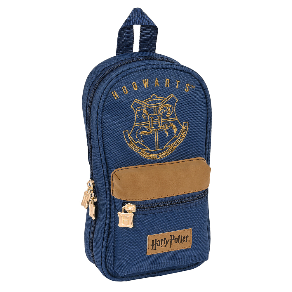 Harry Potter Safta Plumier Con 4 Estuches Llenos Magical