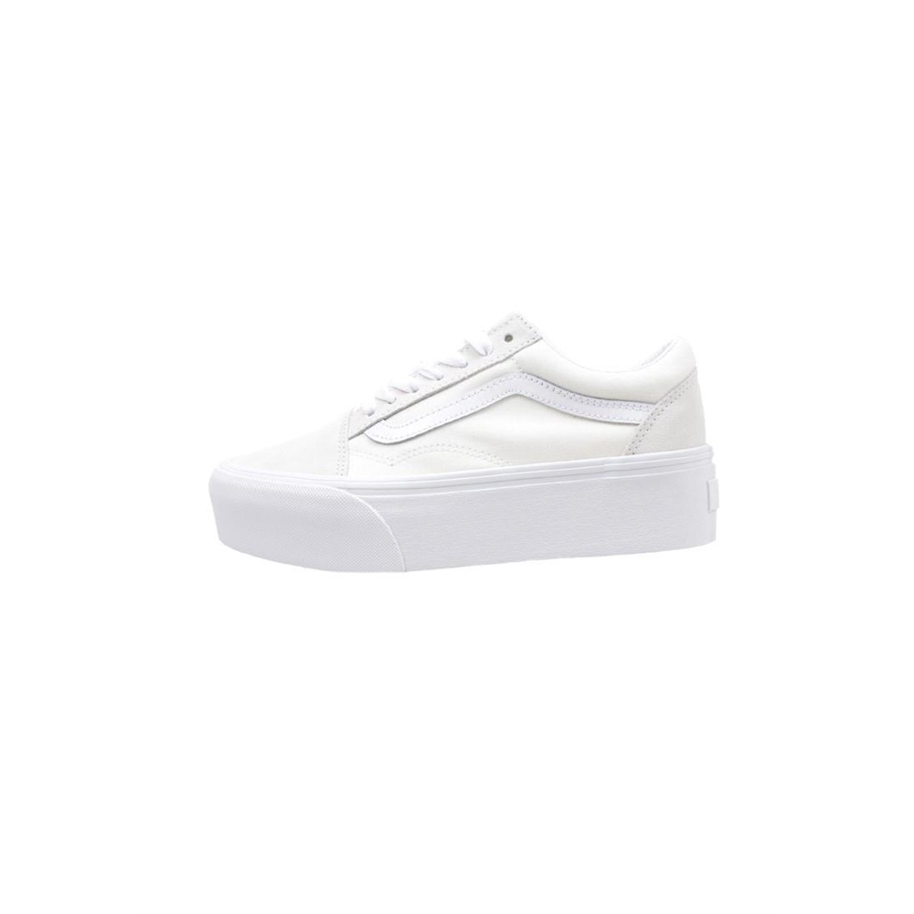 Vans Old Skool Stackform  Deportivas Con Plataforma Mujer Beige