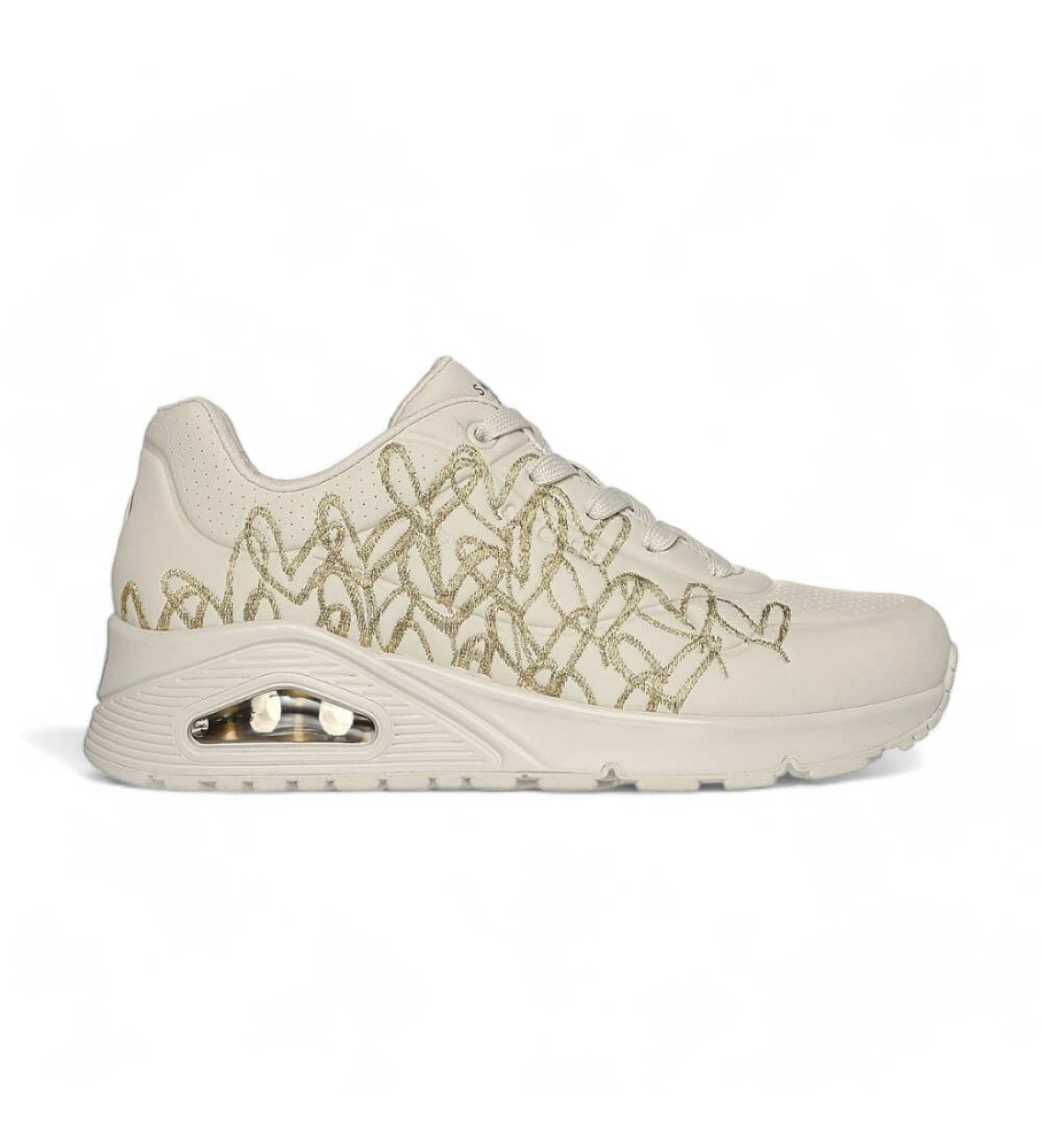 Skechers | Mujer | Zapatilals Uno Golden Heart blanco
