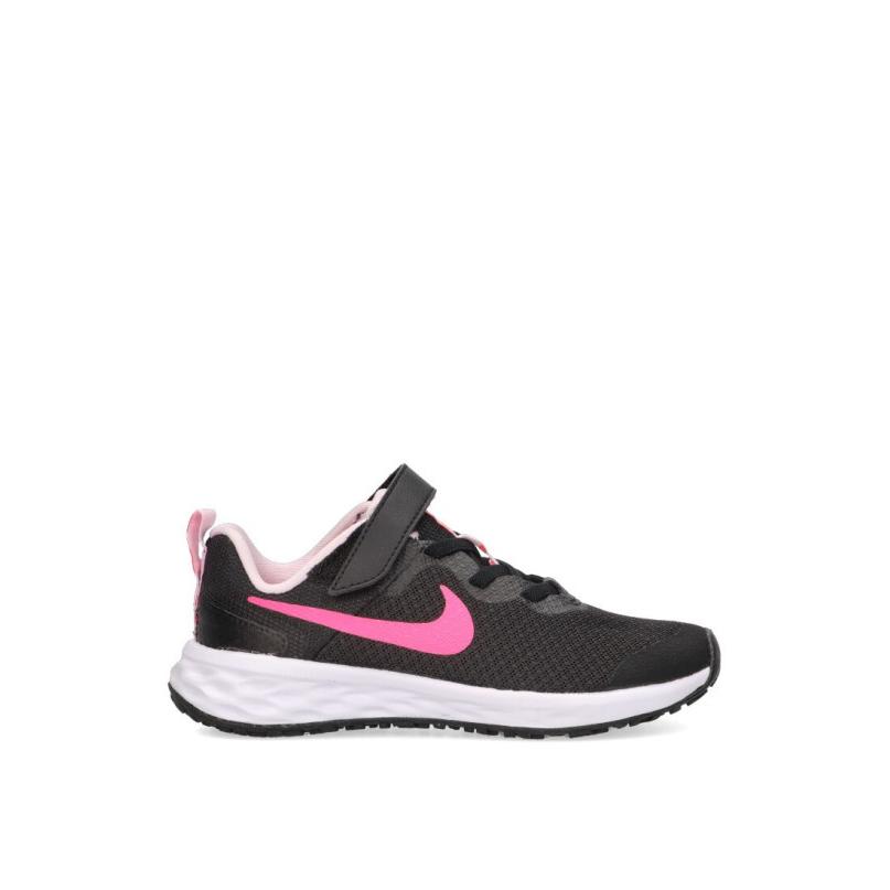 Zapatillas Running Nike - Niña - Suela Plana - Modelo Dd1095 - Color Negro