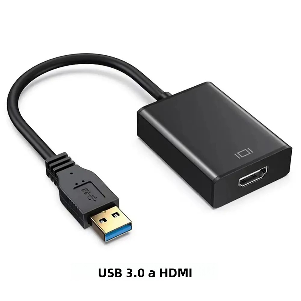 TK Adaptador USB 3.0 a HDMI 1080P Convertidor De Video USB a HDMI Compatible Para Desktop Laptop Cable Adaptador Externo De Aluminio