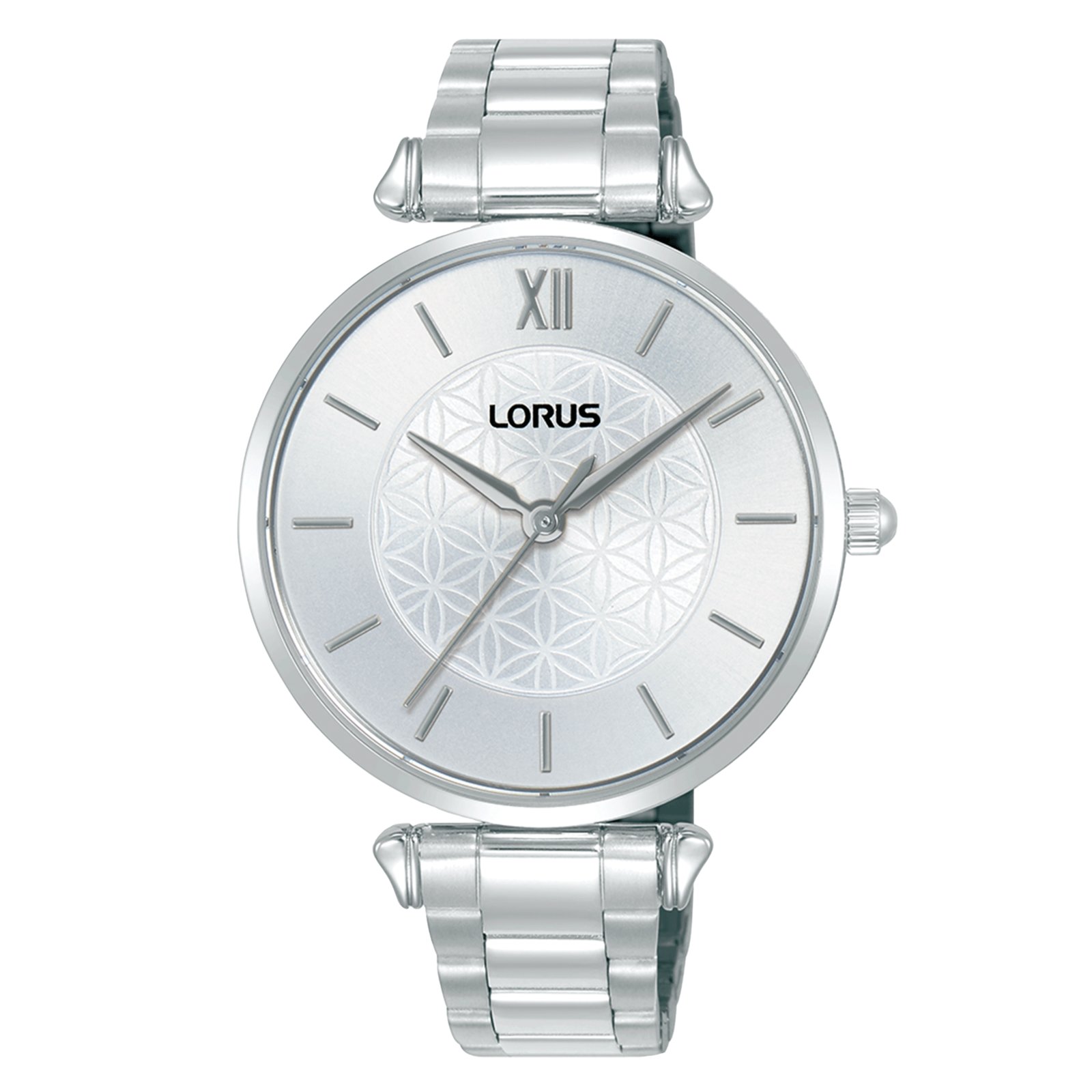 Lorus Reloj Mujer Caja De Acero Pulsera Acero De Color Plata Resistente Al Agua 5 Atm Rg275yx9