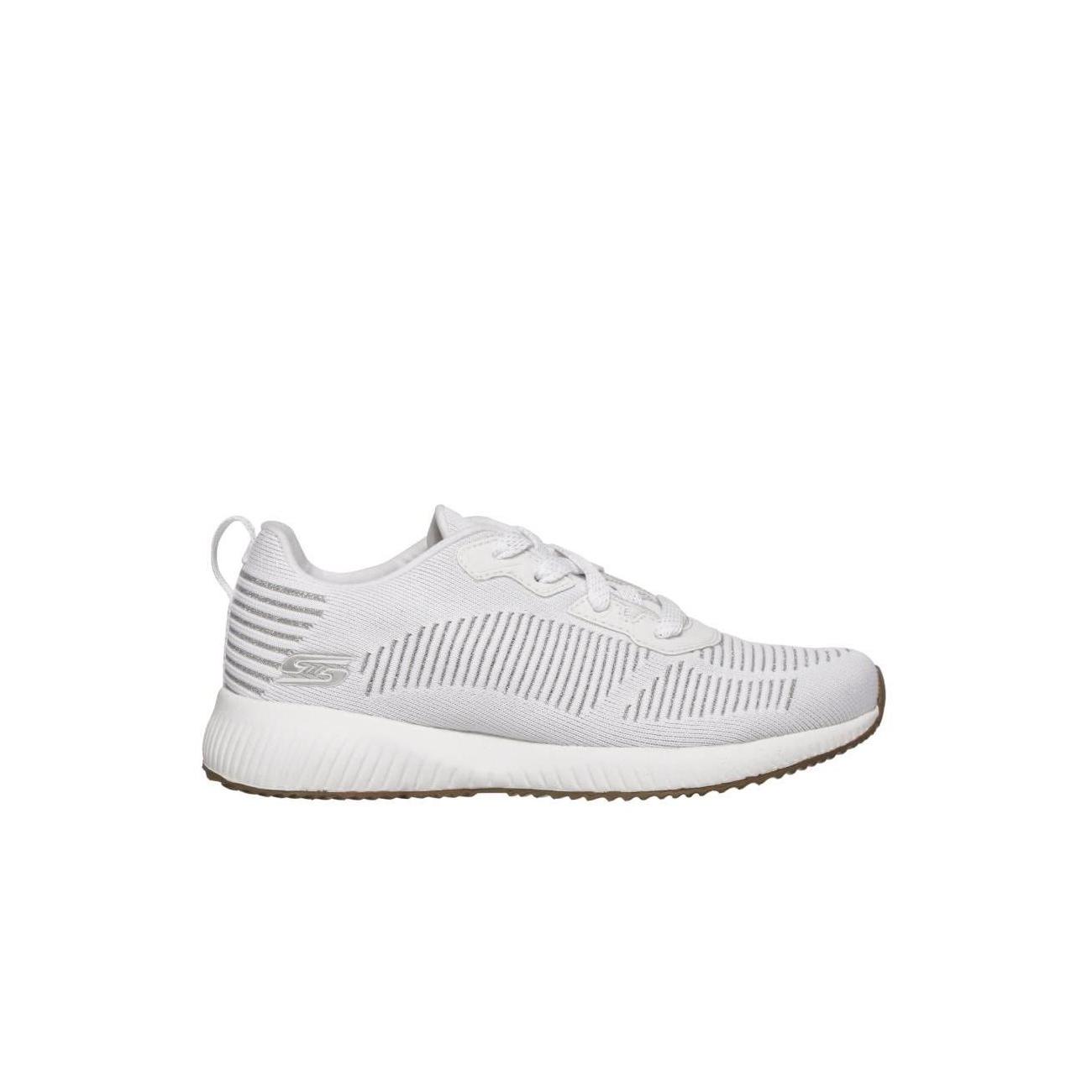Skechers BOBS SQUAD - GLAM LEAGUE WHT Running Zapatilla Deportiva Mujer